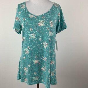 Lularoe Classic T top sz M 10-12 geometric floral